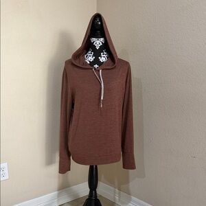 Men's Casual Brown Hoodie Sweater